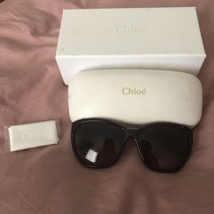 Authentic Chloé Capucine Tip Cat Eye Sunglasses